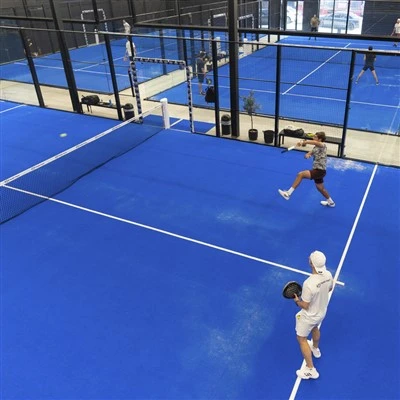 Commercio all'ingrosso di erba erbosa per campi da tennis blu